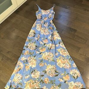 Soft blue floral Abercrombie Dress